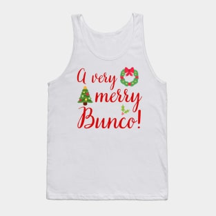 Bunco Christmas Gift A Very Merry Bunco Tank Top